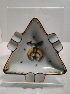 Mackrides Shriners Ceremonial Ashtray Masonic Collectible #4340 Japan